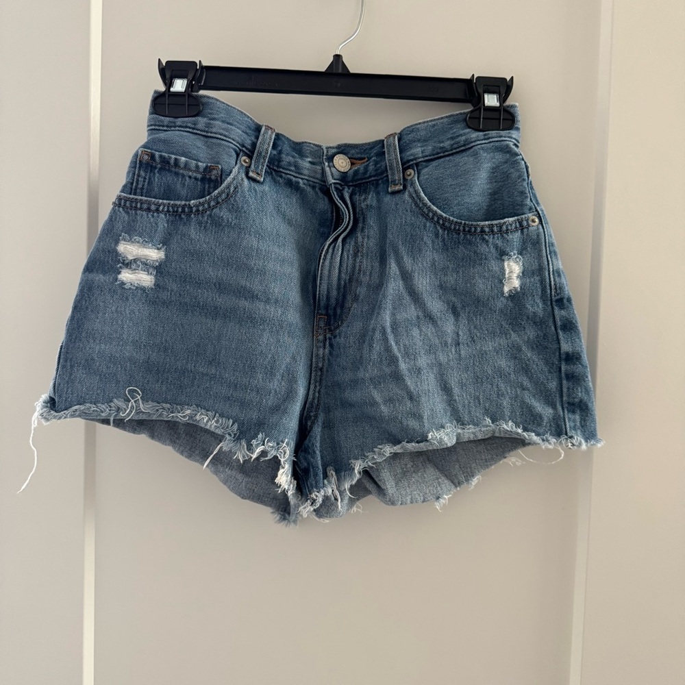 Uniqlo High Waisted Denim Shorts